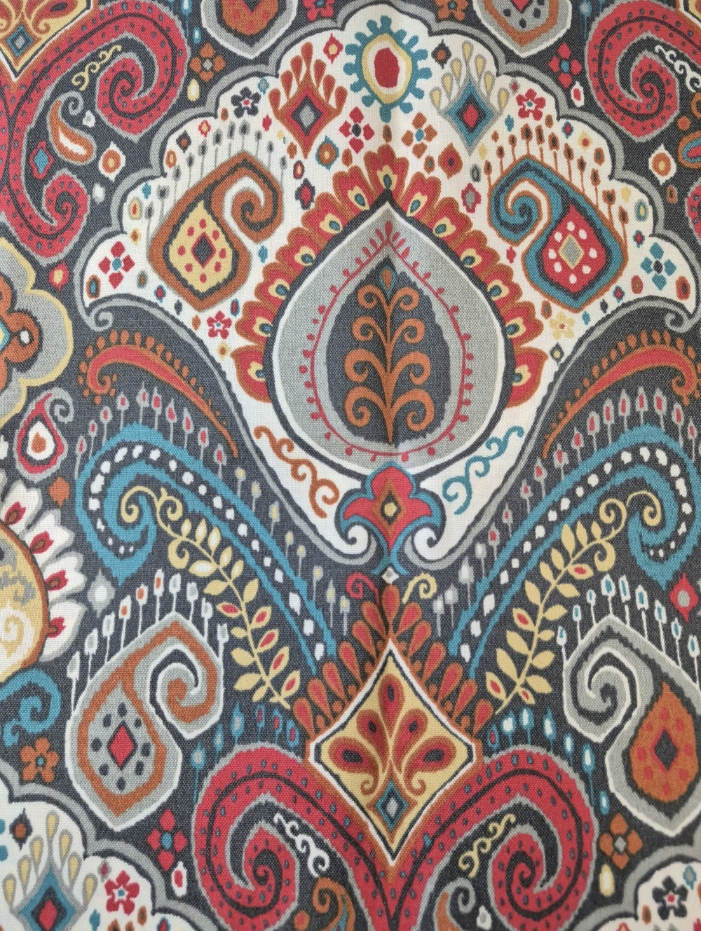 Waverly Sun N Shade Outdoor Fabric Remnants Lot Paisley Upholstery 3 Pc